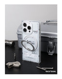 WAKCAS Toolbox Square Design Stand Apple iPhone Case