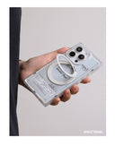 WAKCAS Toolbox Square Design Stand Apple iPhone Case