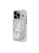 WAKCAS Ti Label Design Magnetic Apple iPhone Case