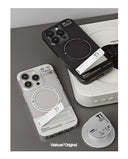 WAKCAS Ti Label Design Magnetic Stand Apple iPhone Case