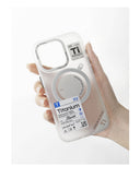 WAKCAS Ti Label Design Magnetic Apple iPhone Case
