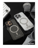 WAKCAS Urban Stripes Design Magnetic Apple iPhone Case